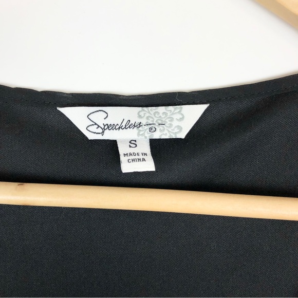 Speechless Sleeveless Black Dress - Picture 8 of 10